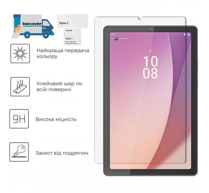 Скло захисне BeCover Lenovo Tab One \/ Tab K9 8.7\" 2025 (TB305XU\/FU) (713700)
