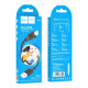 Дата кабель USB 2.0 AM to Lightning 1.0m silicone black HOCO (6931474788405)