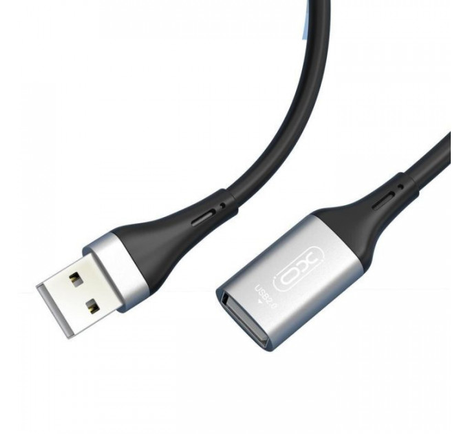 Дата кабель USB 2.0 AM\/AM 3.0m black XO (NB-219-USB-3m)