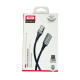 Дата кабель USB 2.0 AM\/AM 3.0m black XO (NB-219-USB-3m)