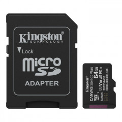 Карта пам/'яті Kingston 64GB microSDXC class 10 UHS-I V10 A1 Canvas Select Plus (SDCS3\/64GB)