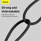 Дата кабель USB 2.0 AM to Lightning 2.0m 2.4A black Baseus (CALYS-C01)