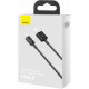 Дата кабель USB 2.0 AM to Lightning 2.0m 2.4A black Baseus (CALYS-C01)