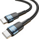 Дата кабеля USB-C to USB-C 1.0m 100W blue Essager (EXCTT1-XC03)
