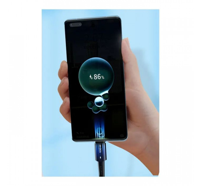 Дата кабель USB-C to USB-C 1.0m 100W black Essager (EXCTT1-CG01)