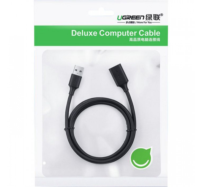 Дата кабель USB 3.0 AM\/AF 0.5m US129 black Ugreen (30125)