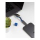 Дата кабеля 6in1 inCharge X 0,14m 100W blue Rolling Square (X02WR)