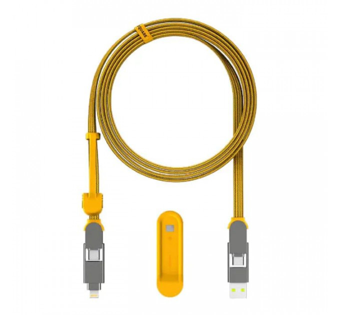 Дата кабель 6in1 inCharge XL 3.0m yellow Rolling Square (XLL03R) Дата кабель 6in1 inCharge XL 3.0m yellow Rolling Square (XLL03R)