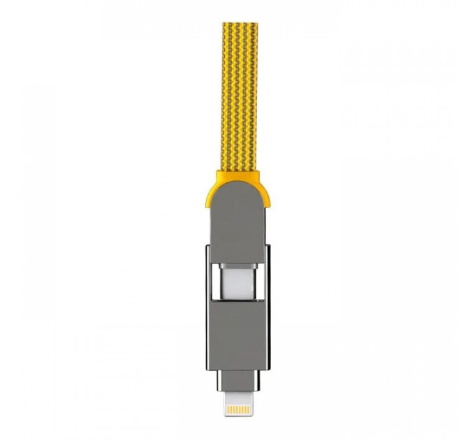Дата кабель 6in1 inCharge XL 3.0m yellow Rolling Square (XLL03R)
