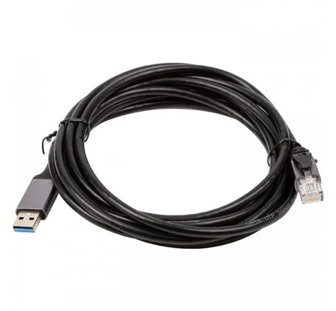 Дата кабель USB AM to RJ45 Ethernet 3.0m CAT6 UTP PowerPlant (CA914999)