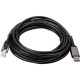 Дата кабеля USB AM to RJ45 Ethernet 5.0m CAT6 UTP PowerPlant (CA915002)