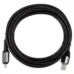 Дата кабель USB-C to RJ45 Ethernet 3.0m PowerPlant (CA914937)