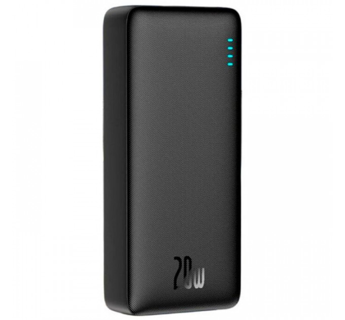 Батарея універсальна Baseus Airpow 20000mAh 20W PD\/3.0, QC\/3.0, black (P10022804113-00)