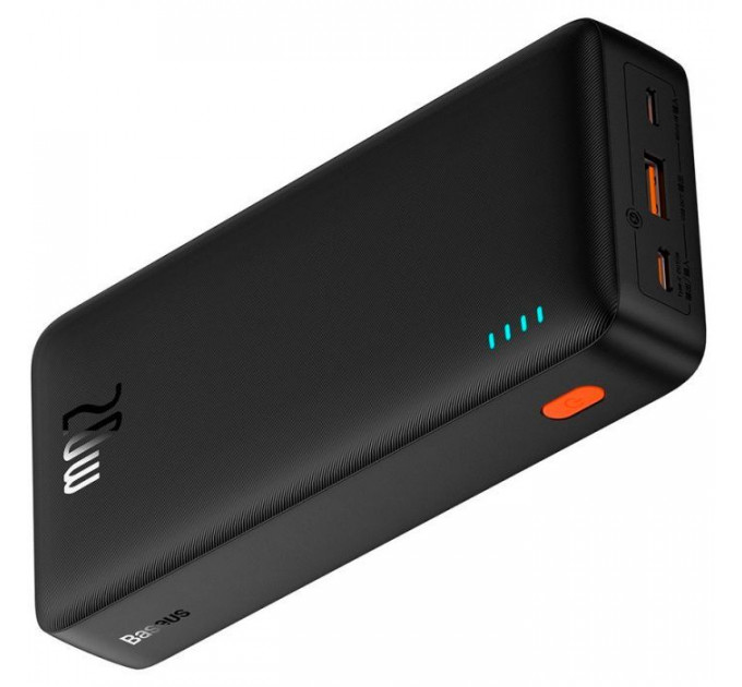 Батарея універсальна Baseus Airpow 20000mAh 20W PD\/3.0, QC\/3.0, black (P10022804113-00)