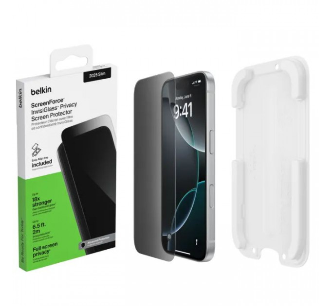 Скло захисне Belkin iPhone Air Privacy Screen Protector (OVA212HQ)