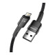 Дата кабель USB 2.0 AM to Lightning 1.0m 2.4A black Essager (EXCL-XC01)