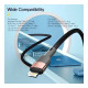 Дата кабель USB 2.0 AM to Lightning 1.0m 2.4A black Essager (EXCL-XC01)