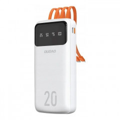 Батарея універсальна Dudao K6Pro+ 20000mAh 10W with USB-C\/Lightning\/MicroUSB\/USB-A cables (6977196682409)