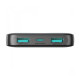 Батарея універсальна JOYROOM 10000mAh 12W 2*USB-A, USB-C In\/Out, Black (JR-PBF12 \/ 6956116713256)