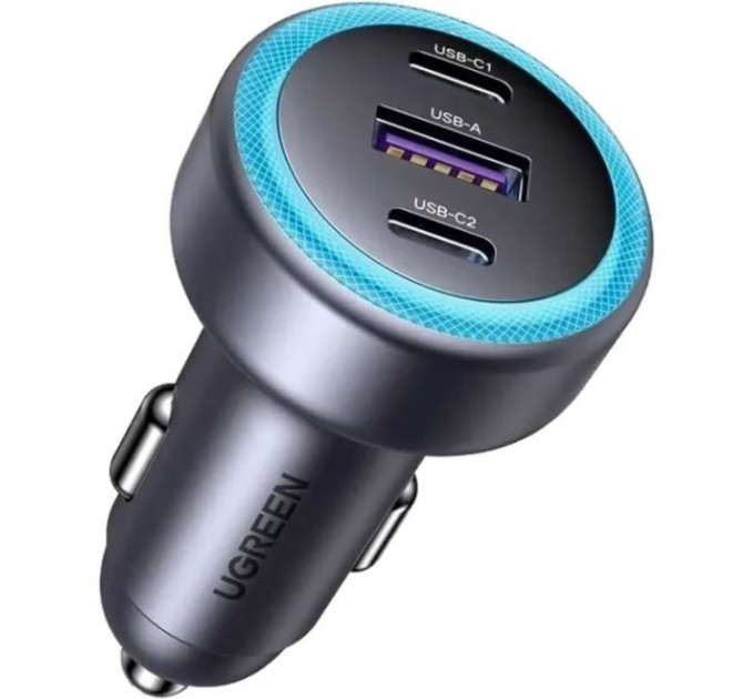 Зарядное устройство для Ugreen 2xUSB-C PD30W + 1xUSB QC3.0 EC307 gray (45843)