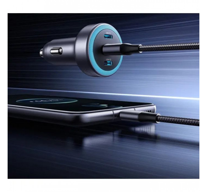 Зарядное устройство для Ugreen 2xUSB-C PD30W + 1xUSB QC3.0 EC307 gray (45843)