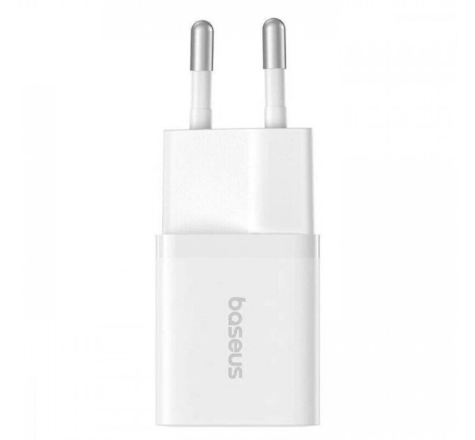 Зарядний пристрій Baseus 1xUSB-C 25W GaN5 white (P10110909213-00)