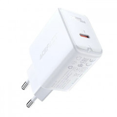 Зарядний пристрій Acefast 1xUSB-C PD20W A1 white (6974316280040)