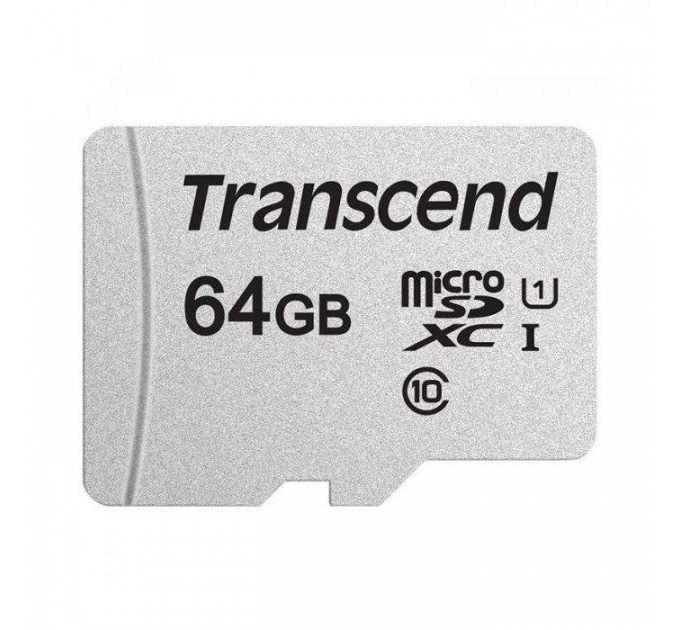 Карта пам/'яті Transcend 64GB microSDXC class 10 UHS-I U1 (TS64GUSD300S-A)