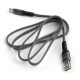 Дата кабель USB 2.0 AM to USB-C 1.0m flat nylon gray Vinga (VCPDCTCFNB1GR)