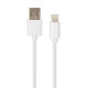 Дата кабеля USB 2.0 AM to Lightning PVC 1m white Vinga (VCPDCL1W)