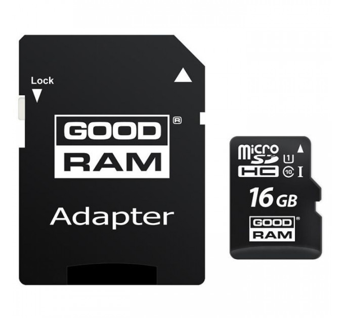 Карта памяти Goodram 16GB microSDHC Class 10 (M1AA-0160R12)