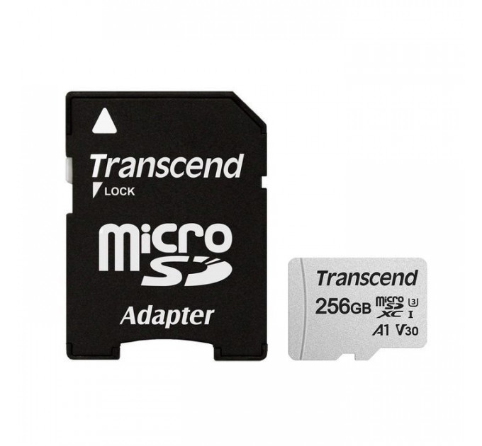 Карта пам/'яті Transcend 256GB microSDXC class 10 UHS-I (TS256GUSD300S-A) Карта пам/'яті Transcend 256GB microSDXC class 10 UHS-I (TS256GUSD300S-A)