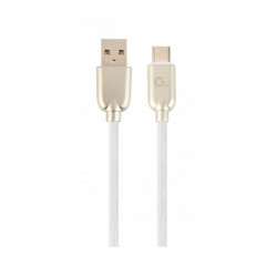 Дата кабель USB 2.0 AM to USB-C 1.0m Cablexpert (CC-USB2R-AMCM-1M-W)