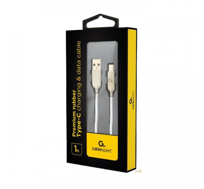 Дата кабель USB 2.0 AM to USB-C 1.0m Cablexpert (CC-USB2R-AMCM-1M-W)
