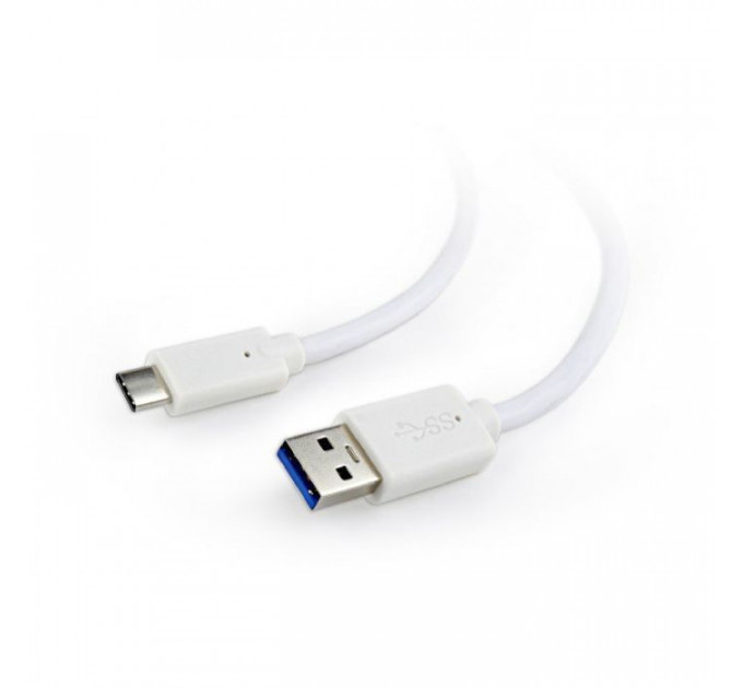 Дата кабель USB 3.0 AM to USB-C 0.5m Cablexpert (CCP-USB3-AMCM-W-0.5M)