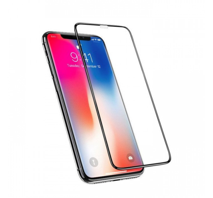 Скло захисне Drobak для iPhone 11 (Black) (500276)