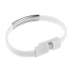 Дата кабель USB 2.0 AM to Micro 5P 0.2m браслет white Extradigital (KBU1781)
