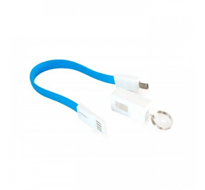 Дата кабель USB 2.0 AM to Micro 5P 0.18m blue Extradigital (KBU1785)
