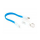 Дата кабель USB 2.0 AM to Micro 5P 0.18m blue Extradigital (KBU1785)