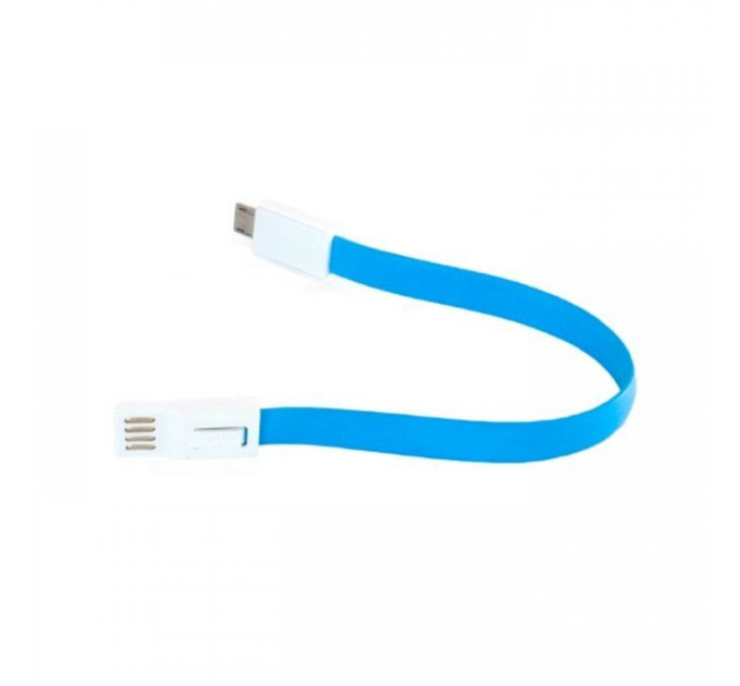 Дата кабель USB 2.0 AM to Micro 5P 0.18m blue Extradigital (KBU1785)