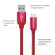 Дата кабеля USB 2.0 AM to Micro 5P 2.0m Red ColorWay (CW-CBUM009-RD)