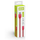 Дата кабеля USB 2.0 AM to Micro 5P 2.0m Red ColorWay (CW-CBUM009-RD)
