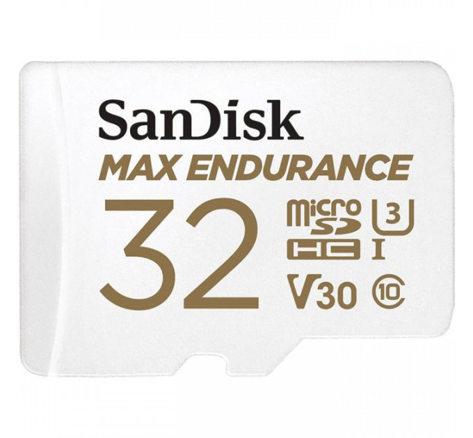 Карта памяти SanDisk 32GB microSDHC class 10 UHS-I U3 Max Endurance (SDSQQVR-032G-GN6IA)