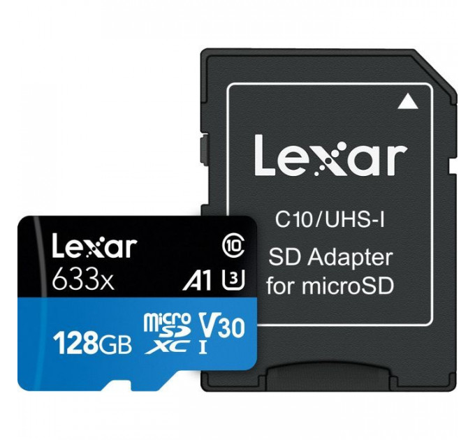 Карта пам/'яті Lexar 128GB microSDXC class 10 UHS-I 633x (LSDMI128BB633A)