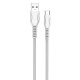 Дата кабель USB 2.0 AM to Micro 5P 1.0m line-drawing white ColorWay (CW-CBUM028-WH)