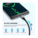 Дата кабель USB 2.0 AM to USB-C 1.0m US288 Aluminum Braid Black Ugreen (60126)