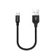 Дата кабеля USB 2.0 AM to USB-C 0.25m black ColorWay (CW-CBUC048-BK)