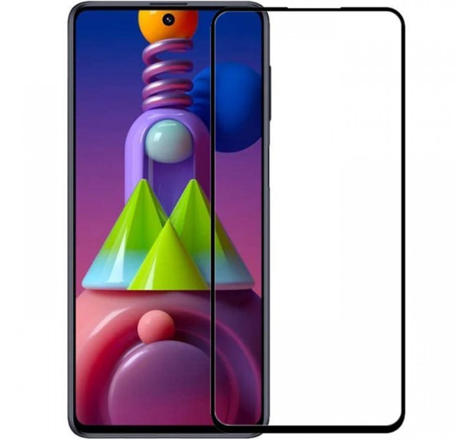 Скло захисне PowerPlant Full screen Samsung Galaxy M51, Black (GL609215)