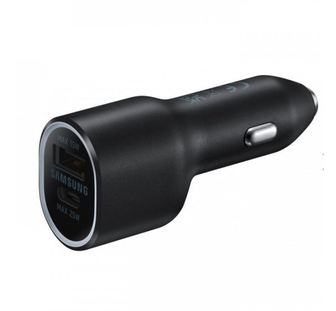 Зарядний пристрій Samsung 40W Car Charger (w\/o Cable) Black (EP-L4020NBEGRU)