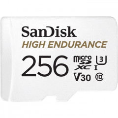 Карта пам/'яті SanDisk 256GB microSD class 10 UHS-I U3 V30 High Endurance (SDSQQNR-256G-GN6IA)